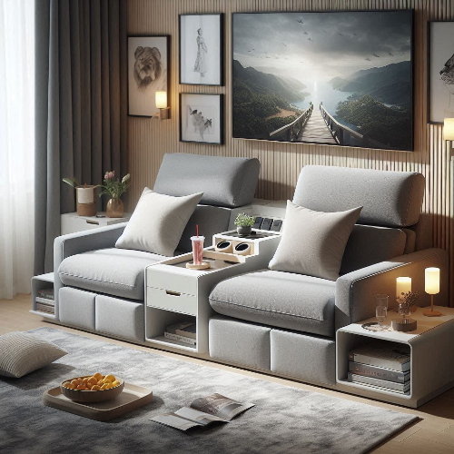 haven 2 piece media sofa